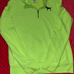 Pink Victoria Secret Zip Sweater